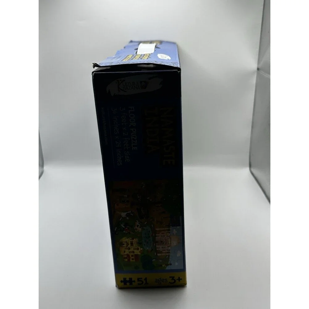 Kulture Khazana Namaste India Floor Puzzle 51 pc 3x2 ft Taj Mahal India Kids